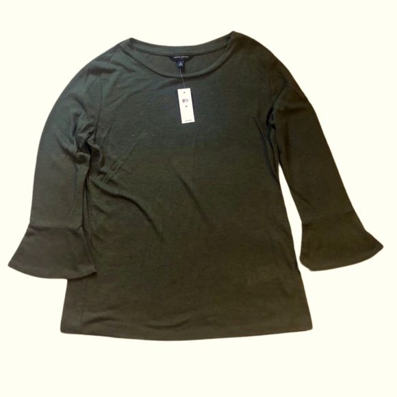 NEW! Banana Republic 3/4 Sleeve Top - Picture 1 of 4